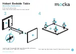 Preview for 3 page of Mocka Hobart Bedside Table Assembly Instructions Manual