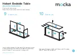 Preview for 6 page of Mocka Hobart Bedside Table Assembly Instructions Manual