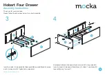 Предварительный просмотр 3 страницы Mocka Hobart Four Drawer Assembly Instructions Manual