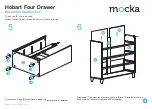 Предварительный просмотр 4 страницы Mocka Hobart Four Drawer Assembly Instructions Manual