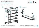 Предварительный просмотр 5 страницы Mocka Hobart Four Drawer Assembly Instructions Manual