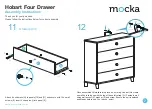 Предварительный просмотр 7 страницы Mocka Hobart Four Drawer Assembly Instructions Manual