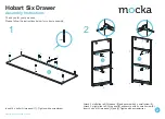 Предварительный просмотр 2 страницы Mocka Hobart Six Drawer Assembly Instructions Manual