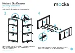 Предварительный просмотр 3 страницы Mocka Hobart Six Drawer Assembly Instructions Manual