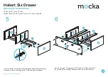 Предварительный просмотр 4 страницы Mocka Hobart Six Drawer Assembly Instructions Manual