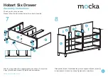 Предварительный просмотр 5 страницы Mocka Hobart Six Drawer Assembly Instructions Manual