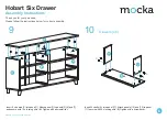 Предварительный просмотр 6 страницы Mocka Hobart Six Drawer Assembly Instructions Manual