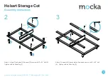 Preview for 3 page of Mocka Hobart Storage Cot Assembly Instructions Manual