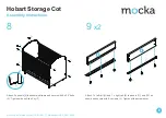 Preview for 6 page of Mocka Hobart Storage Cot Assembly Instructions Manual