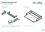 Preview for 7 page of Mocka Hobart Storage Cot Assembly Instructions Manual