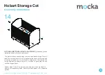 Preview for 9 page of Mocka Hobart Storage Cot Assembly Instructions Manual