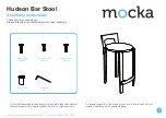 Предварительный просмотр 1 страницы Mocka Hudson Bar Stool Assembly Instructions