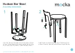 Предварительный просмотр 2 страницы Mocka Hudson Bar Stool Assembly Instructions