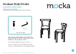 Предварительный просмотр 1 страницы Mocka Hudson Kids Chairs Assembly Instructions