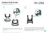 Предварительный просмотр 2 страницы Mocka Hudson Kids Chairs Assembly Instructions