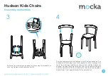 Предварительный просмотр 3 страницы Mocka Hudson Kids Chairs Assembly Instructions