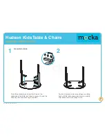 Предварительный просмотр 2 страницы Mocka Hudson Kids Table & Chairs Assembly Instructions Manual