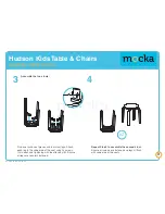 Предварительный просмотр 3 страницы Mocka Hudson Kids Table & Chairs Assembly Instructions Manual