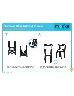 Предварительный просмотр 5 страницы Mocka Hudson Kids Table & Chairs Assembly Instructions Manual