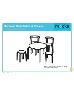 Предварительный просмотр 6 страницы Mocka Hudson Kids Table & Chairs Assembly Instructions Manual