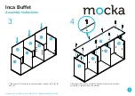 Предварительный просмотр 3 страницы Mocka Inca Buffet Assembly Instructions Manual