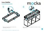 Предварительный просмотр 4 страницы Mocka Inca Buffet Assembly Instructions Manual