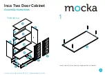 Предварительный просмотр 2 страницы Mocka Inca Console Table Assembly Instructions Manual