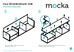 Preview for 4 page of Mocka Inca Entertainment Unit Assembly Instructions Manual