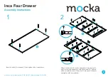 Предварительный просмотр 2 страницы Mocka Inca Four Drawer Assembly Instructions Manual