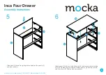 Предварительный просмотр 4 страницы Mocka Inca Four Drawer Assembly Instructions Manual