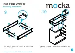 Предварительный просмотр 6 страницы Mocka Inca Four Drawer Assembly Instructions Manual