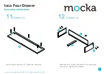 Предварительный просмотр 7 страницы Mocka Inca Four Drawer Assembly Instructions Manual