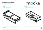 Предварительный просмотр 9 страницы Mocka Inca Four Drawer Assembly Instructions Manual