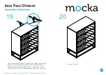 Предварительный просмотр 11 страницы Mocka Inca Four Drawer Assembly Instructions Manual