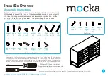 Mocka Inca Six Drawer Assembly Instructions Manual предпросмотр