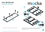 Preview for 2 page of Mocka Inca Six Drawer Assembly Instructions Manual