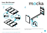 Preview for 3 page of Mocka Inca Six Drawer Assembly Instructions Manual