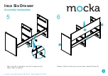 Preview for 4 page of Mocka Inca Six Drawer Assembly Instructions Manual