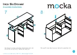 Preview for 5 page of Mocka Inca Six Drawer Assembly Instructions Manual