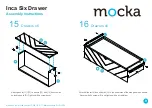 Preview for 9 page of Mocka Inca Six Drawer Assembly Instructions Manual