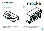 Preview for 10 page of Mocka Inca Six Drawer Assembly Instructions Manual