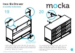 Preview for 11 page of Mocka Inca Six Drawer Assembly Instructions Manual