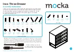 Предварительный просмотр 1 страницы Mocka Inca Three Drawer Assembly Instructions Manual