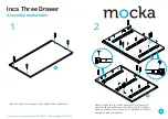 Предварительный просмотр 2 страницы Mocka Inca Three Drawer Assembly Instructions Manual