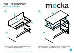 Предварительный просмотр 4 страницы Mocka Inca Three Drawer Assembly Instructions Manual