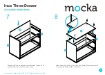 Предварительный просмотр 5 страницы Mocka Inca Three Drawer Assembly Instructions Manual