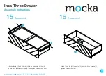 Предварительный просмотр 9 страницы Mocka Inca Three Drawer Assembly Instructions Manual