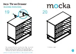 Предварительный просмотр 11 страницы Mocka Inca Three Drawer Assembly Instructions Manual