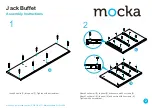 Предварительный просмотр 2 страницы Mocka Jack Buffet Assembly Instructions Manual