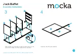 Предварительный просмотр 3 страницы Mocka Jack Buffet Assembly Instructions Manual